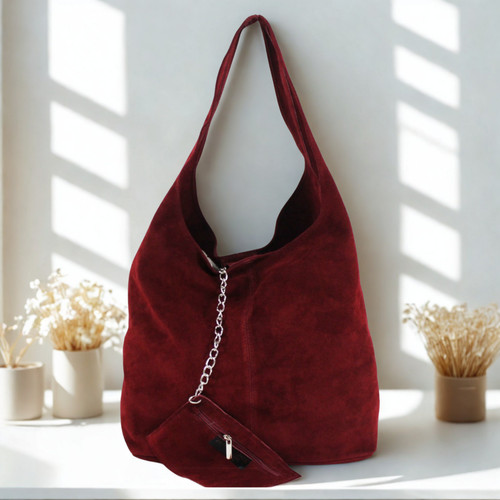 Real suede shoulder bag womens - shoulder,