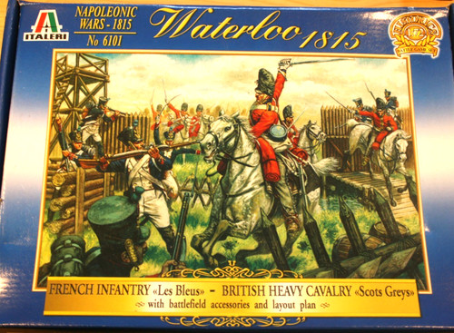 Italeri waterloo 1815 playset - waterloo,