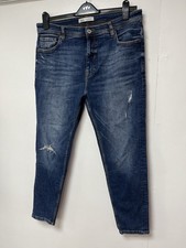 Zara Men Skinny Jeans Size 46 Dark Blue ?