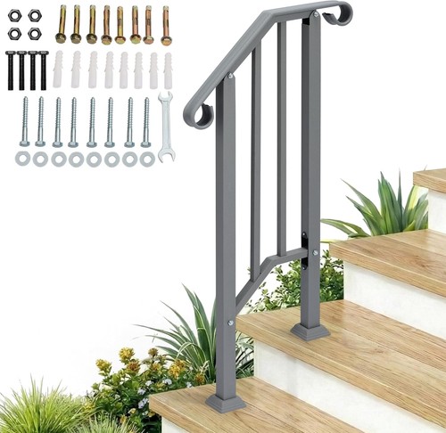 One level outdoor - outdoor, handrail