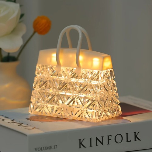 Bag shaped table - bag, lamp