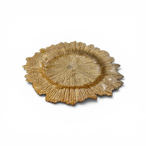 Luxury glass charger - charger, plates