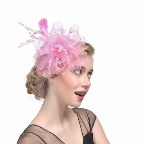 Feather hair fascinator alice - feather,