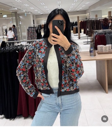 Zara woman beaded jacket - zara,