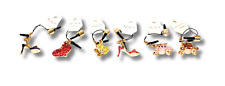 Stylish Mickey Mouse Ear Phone Charms with High-Heeled Shoe and Carriage Design