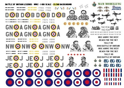100 raf ww2 battle of - 1:100, &