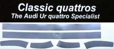 DIAMOND SILVER FRONT SKIRT AIR VENT TRIM STRIPS, AUDI UR QUATTRO TURBO COUPE