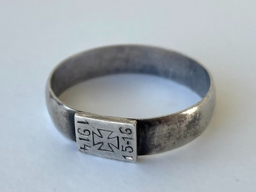Ww1 german soldier silver - ww1, ring