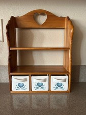 Vintage Wooden Spice Rack