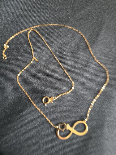 Love infinity necklace 9ct - infinity,