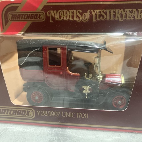 Matchbox 1907 unic taxi - y-28,