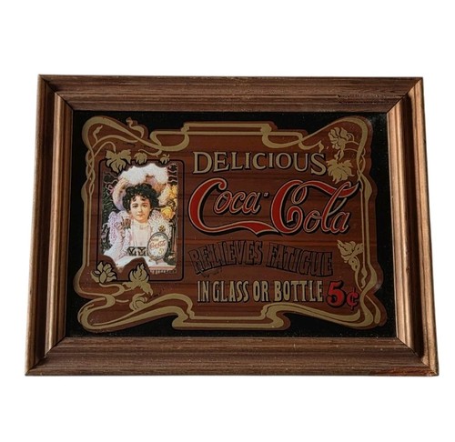 Coca cola framed vintage - vintage, retro