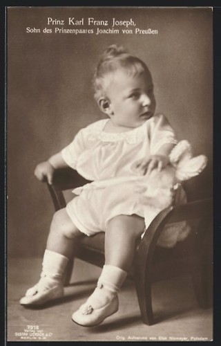 Postcard prince karl - of,