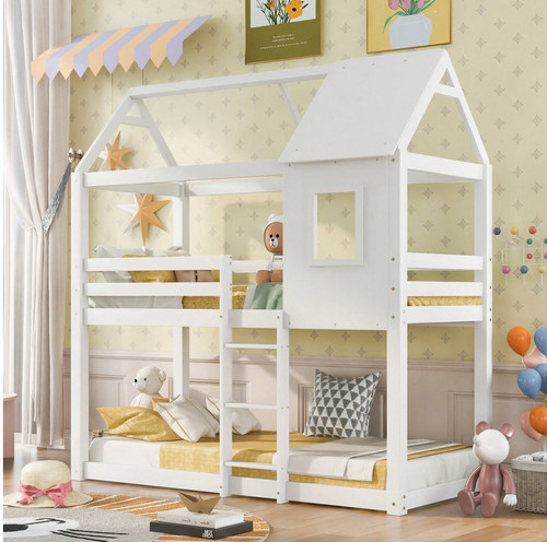 Bunk bed children cabin - bunk,
