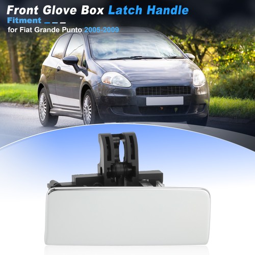 Chrome glove box latch handle - chrome,