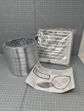 Vent Duct Kit With Vent Flap and Metal Ducting 125 mm Internal Diameter
