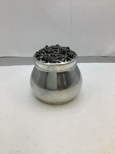 Selangor pewter potpourri vase - selangor,