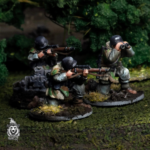 Wwii german sniper team - wwii,