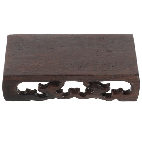 Wood plant stand rectangular - plant,