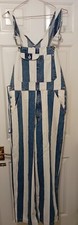Levi's Silver Tab striped overalls Vintage unisex Size S
