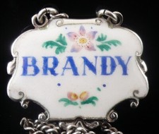 Sterling Silver Enamel BRANDY