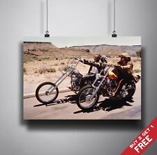 EASY RIDER 1969 Movie Poster A3 / A4 Billy & Wyatt Best Classic Movies Art Print