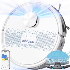 Lubluelu Robot Vacuum Cleaner with Mop Lidar 4000Pa App Self Charge White SL60D