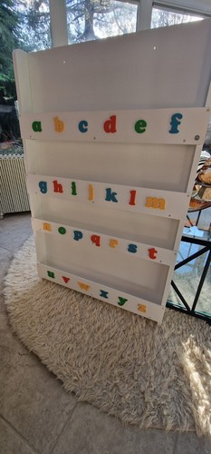 Book case tidy - alphabet,