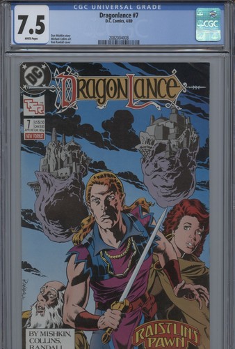 Dragonlance comic cgc 7 - dragonlance, #7