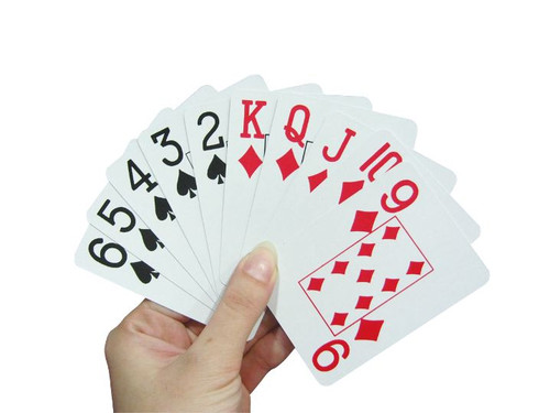 Large print playing - large, cards