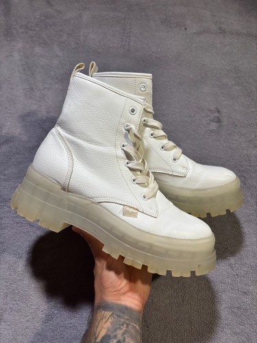 Buffalo women white leather - women's,
