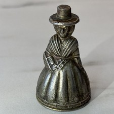 Brass Bell Welsh Lady Vintage