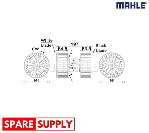 Interior blower for - blower,