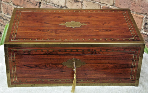 Regency rosewood writing slope - regency,