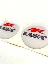 LAIKA motorhome sticker, LAIKA caravan sticker, 56mm, 3D gel x2