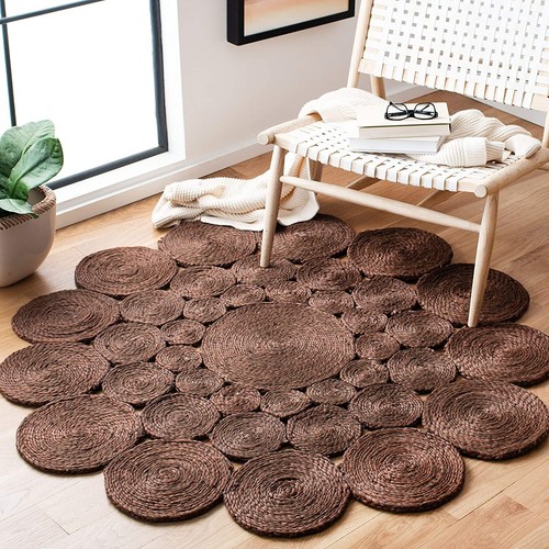 Fair trade jute rug - rug, handmade