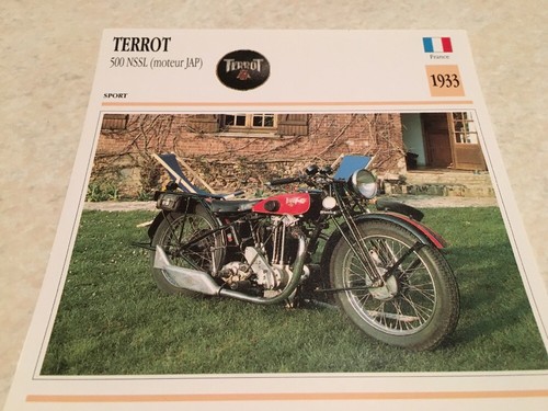Card motorbike terrot - terrot, 500