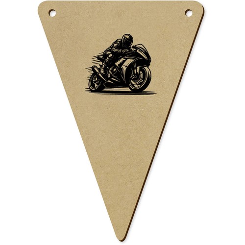 Motorcycle racer bunting - x, racer'