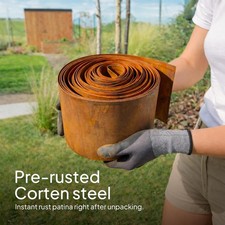 Corten Steel Lawn Edging 10 m