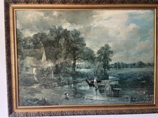 Vintage Framed Print The Hay