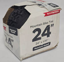 SCHWINN 24" MOUNTAIN BIKE TIRE FLAT TIRE PROTECTION W PUNCTURE GUARD 24" X 1.95"