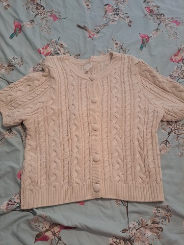 Short sleeve cardigan - short,