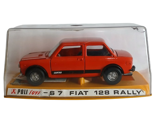 Fiat 128 rally politoys - rally,