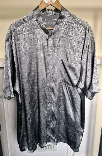Vintage thai silk - shirt, mens