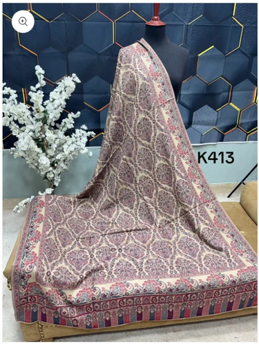 Pashmina wool kani shawl - wool,