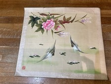 Vintage Painting on Silk