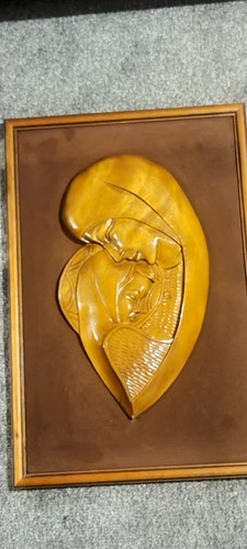 Mounted madonna child mother - &,