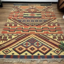 Sarabande Large Gold Red Rug