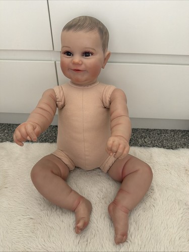 Reborn smiling baby doll - smiling,