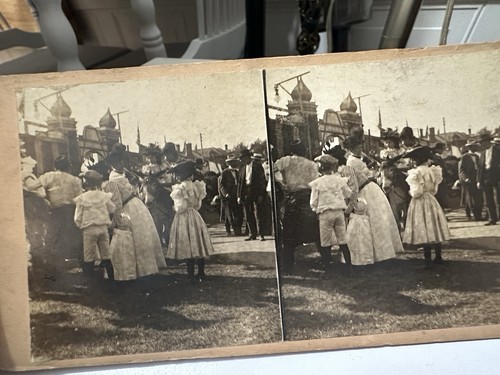 Victorian stereograph family - stereograph,,